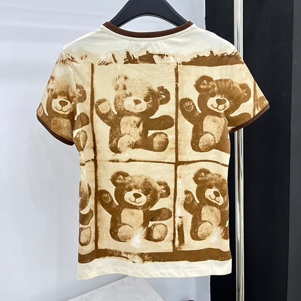 ★日本!!人気！ロエベ 偽物 スリムフィットTシャツコットン ベアー lod26244